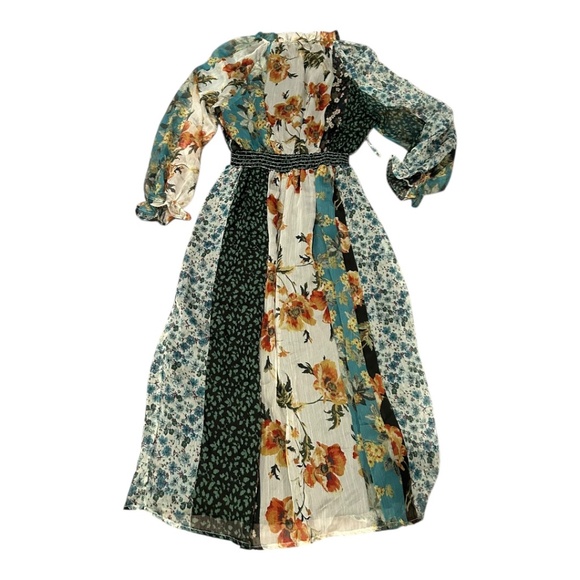 Women's Free People Homemade BOHO Floral Maxi Dress Size M - Picture 4 of 4